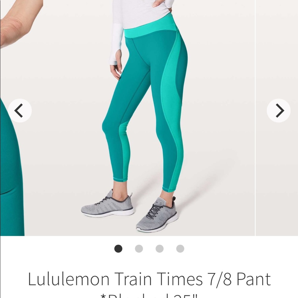 Lululemon train times 35 inch blocked